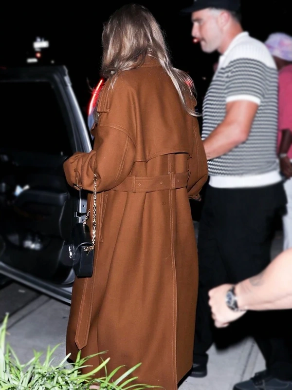 Taylor Swift Brown Wool Coat