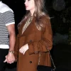 Taylor Swift Brown Wool Trench Coat