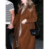 Taylor Swift Wool Brown Trench Coat