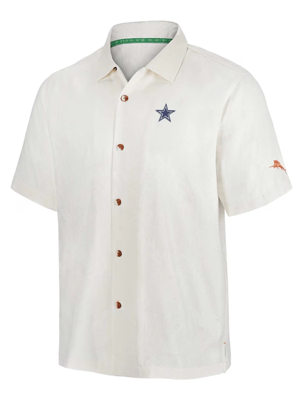 Tommy Bahama White Dallas Cowboys Coconut Matchup Shirt