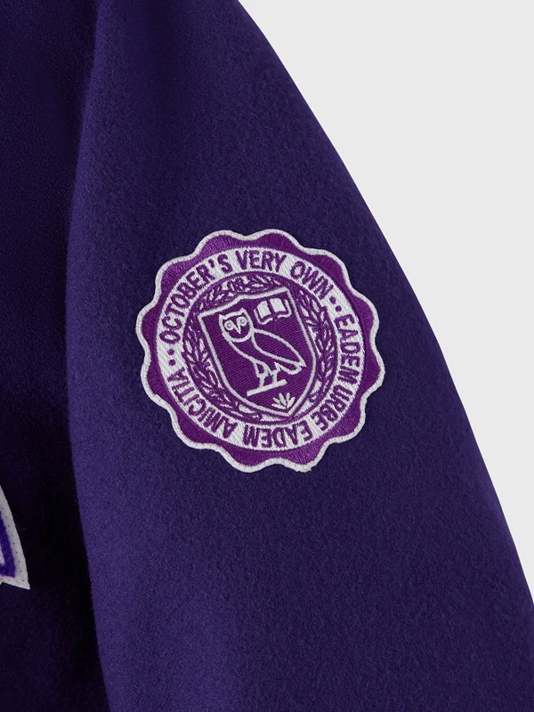 Western Purple OVO Varsity Jacket