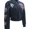 Women's Pelle Pelle American Bruiser Black Leather Jacket