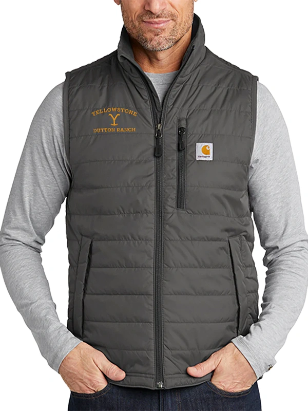 Yellowstone Dutton Ranch Logo Carhartt Puffer Vest