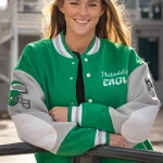 Kylie Kelce Eagles Letterman Jacket