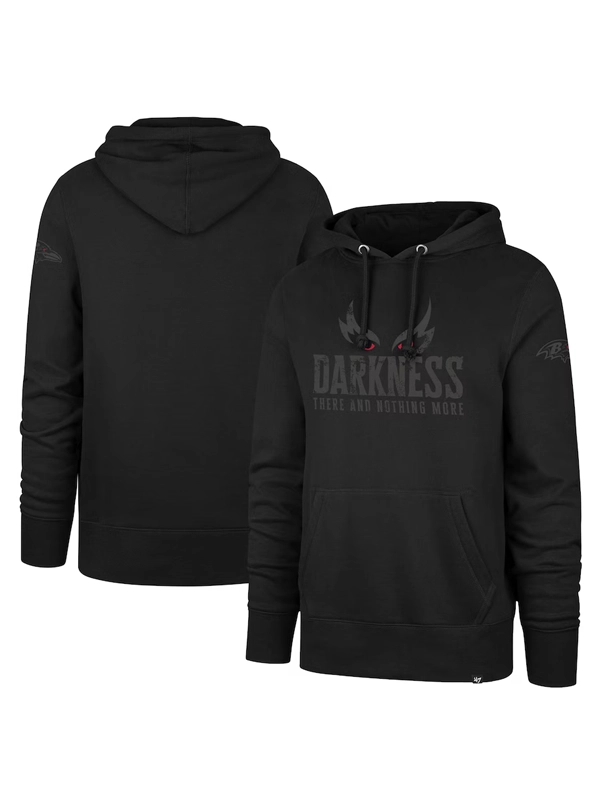 '47 Black Baltimore Ravens Darkness Falls Hoodie