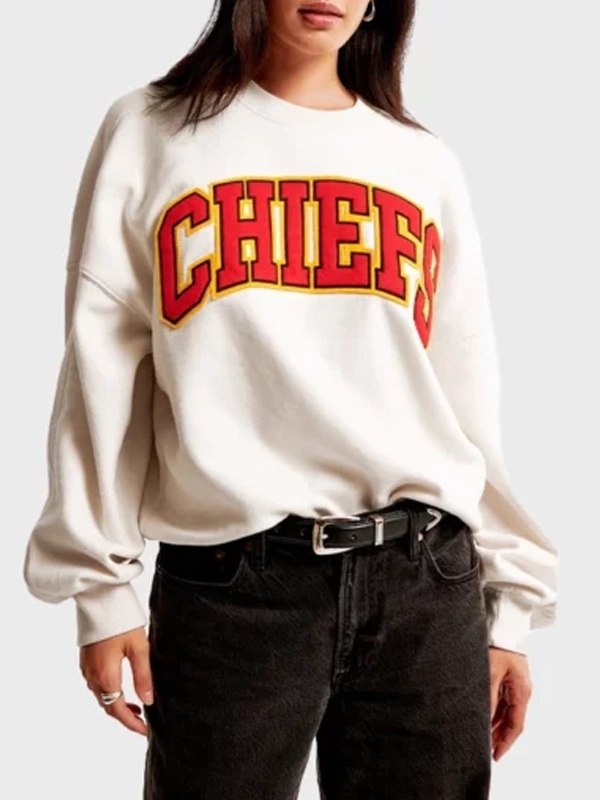 Abercrombie Kansas City Chiefs Graphic Crew Sweatshirt