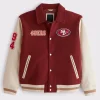 Abercrombie San Francisco 49ers Varsity Bomber Jacket