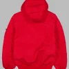 Alpha Industries New York Yankees Red Hooded Bomber Jacket