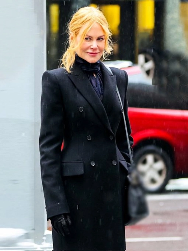 Babygirl Nicole Kidman Black Long Coat