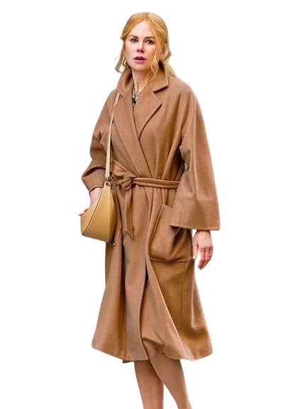 Babygirl Nicole Kidman Brown Coat