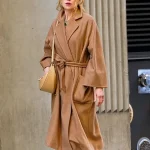 Babygirl Nicole Kidman Brown Coat