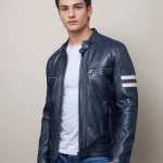 Biker Men Pure Leather Men Jacket