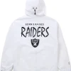 Born x Raised Raiders Attitude White Track Jacket