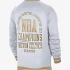 Boston Celtics Trophy Ring Banner Nike Bomver Jacket White