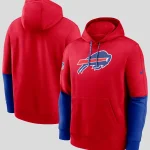 Buffalo Bills Sideline Club Red Hoodie