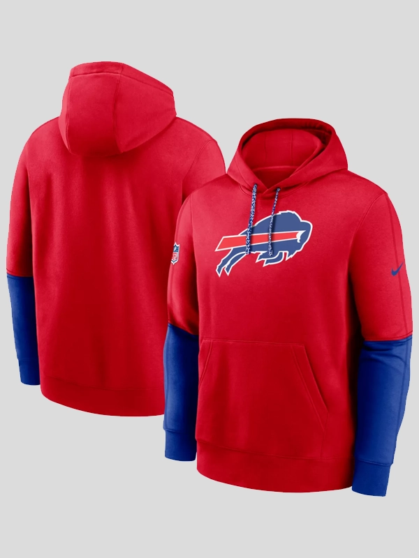 Buffalo Bills Sideline Club Red Hoodie