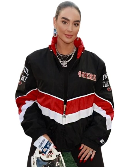 Claire Kittle 49ers Starter Jacket