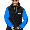 Detroit Lions Sideline Pre-Game Half-Zip Hoodie Jacket