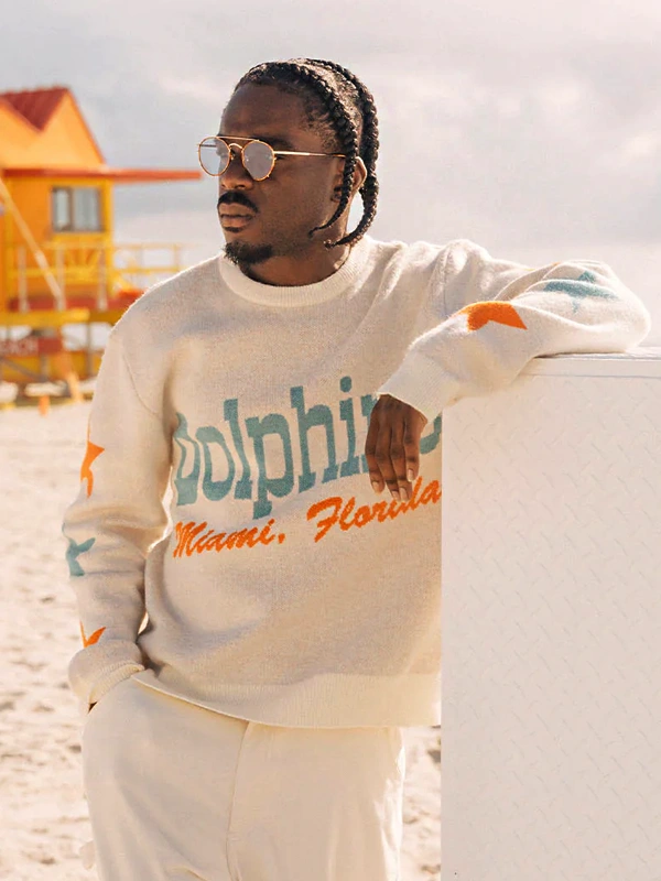 Duvin x Dolphins Vintage Knitted Sweater