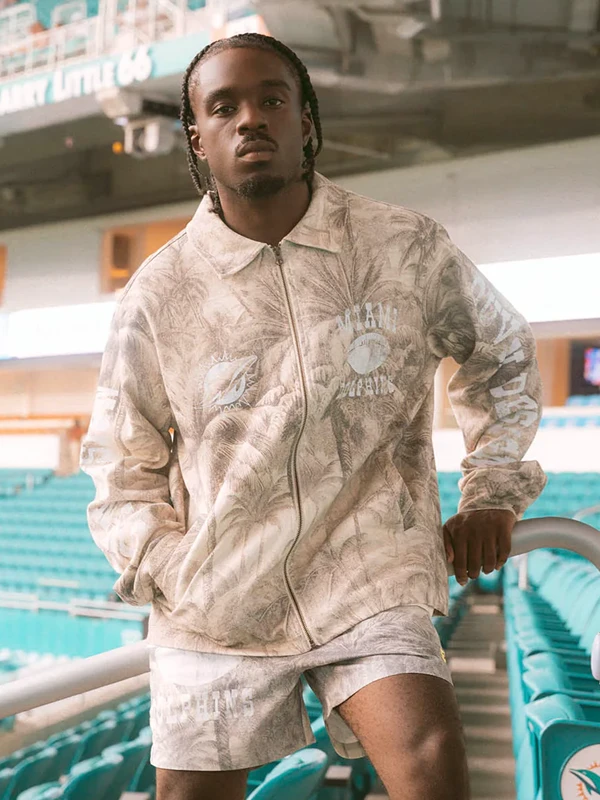 Duvin x Miami Dolphins Camo Jacket