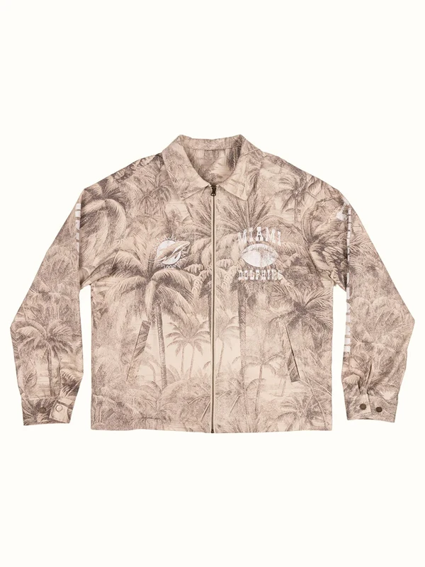 Duvin x Miami Dolphins Palm Camo Jacket