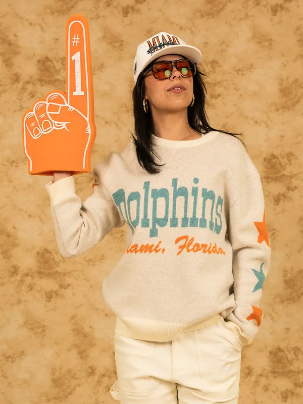 Duvin x Mimai Dolphins Knit Crewneck