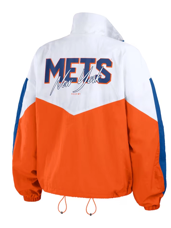 Erin Andrews New York Mets Color Block Jacket