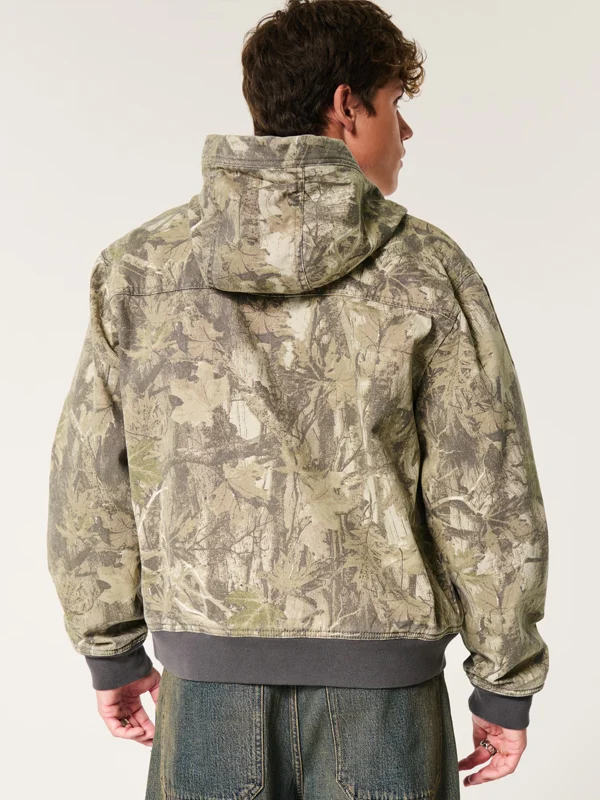 Hollister Camo Jacket Hollister Hooded Camo Zip Up Jacket