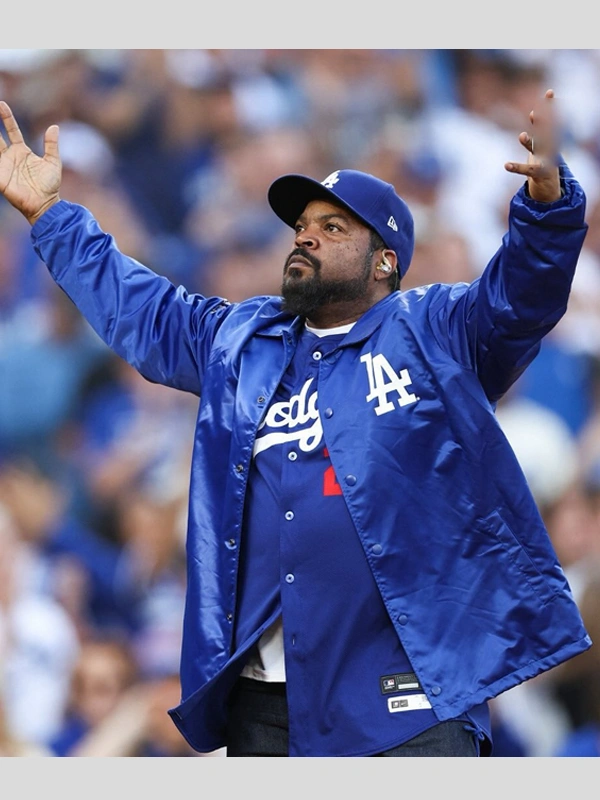 Ice Cube Dodgers Starter Coach Jacket