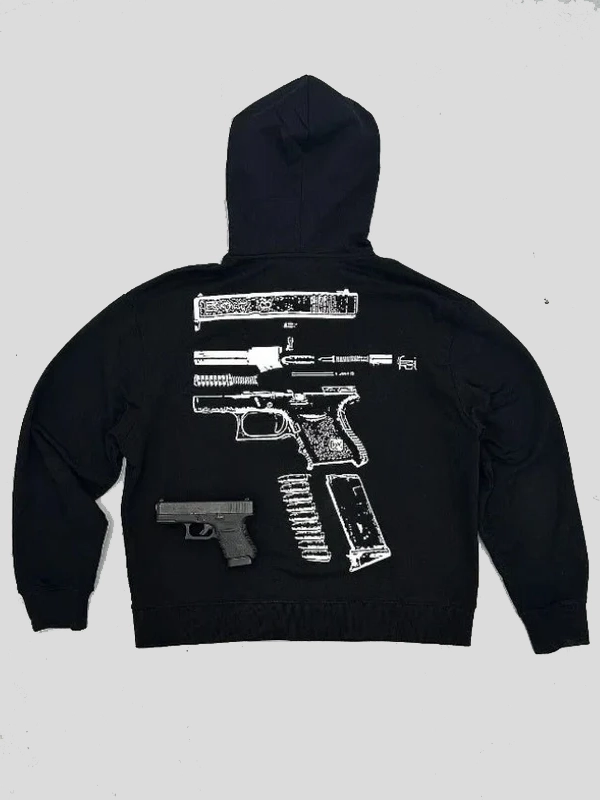 In Glock We Trust Zip-Up Hoodie Black