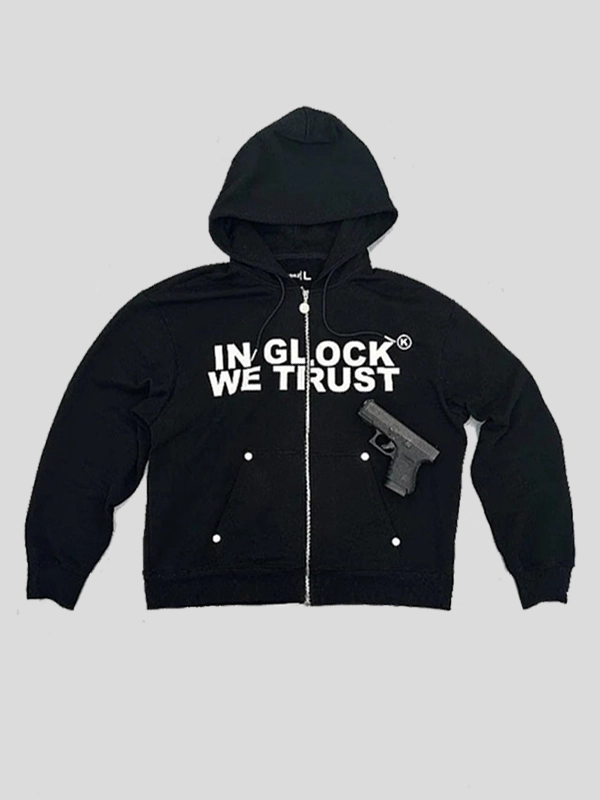 In Glock We Trust Zip-Up Hoodie