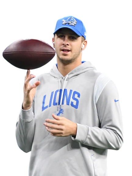 Jared Goff Detroit Lions Grey Hoodie