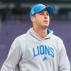 Jared Goff Grey Hoodie Detroit Lions