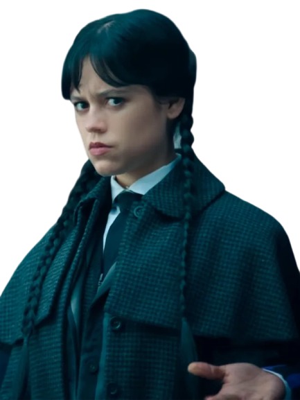 Jenna Ortega Wednesday S02 Coat