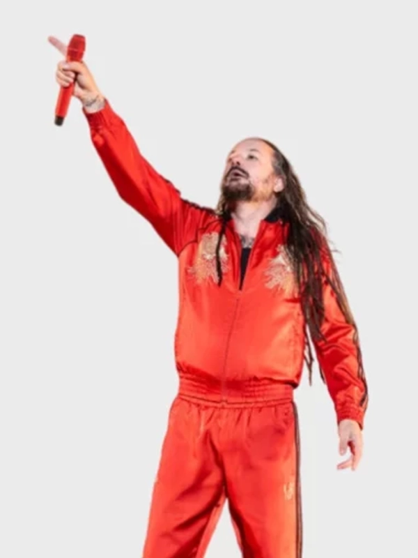 Korn x Adidas Jonathan Davis Red Tracksuit