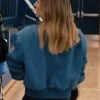 Kristen Bell Nobody Wants This Blue Denim Bomber Jacket