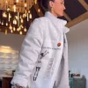 Kristin Juszczyk Caitlin Clark Final Four Puffer Jacket