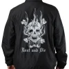 Kublai Khan Rust and Die Coach Black Jacket