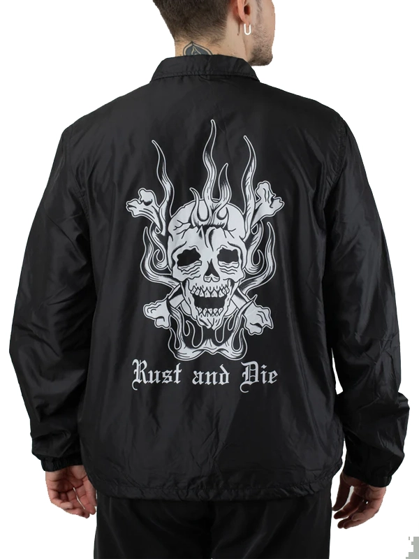 Kublai Khan Rust and Die Coach Black Jacket