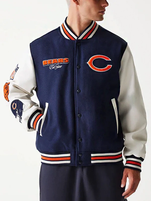 Lil Durk Chicago Bears Varsity Jacket