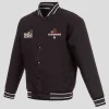 Los Angeles Dodgers JH Design 8-Time World Series Champions Full-Snap Poly Twill Jacket Black