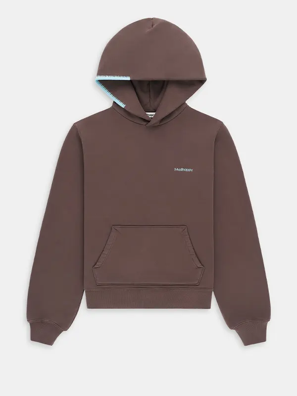 Madhappy-Classics-Fleece-Brown-Hoodie