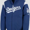 Majestic Royal Los Angeles Dodgers On-Field Therma Base Thermal Full-Zip Jacket