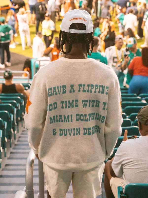 Miami Dolphins x Duvin Knit Crewneck