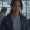 Murder In A Small Town Kristin Kreuk Denim Trench Coat