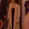 Murder in a Small Town Kristin Kreuk Floral Coat