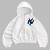 NY Noodle Akimbo Zip-Up Hoodie White