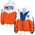 New York Mets Color Block Windbreaker Jacket