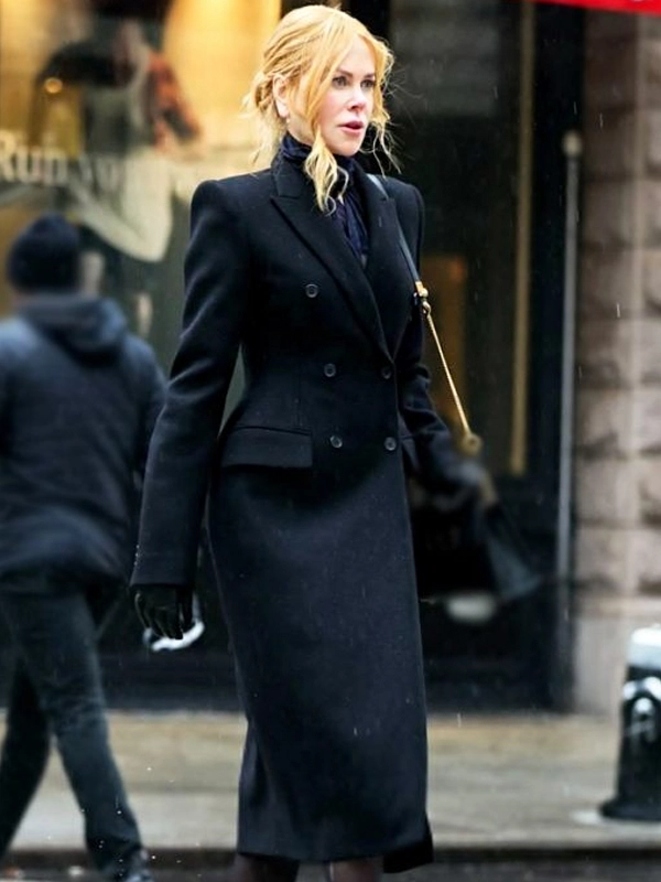 Nicole Kidman Babygirl 2024 Black Long Coat