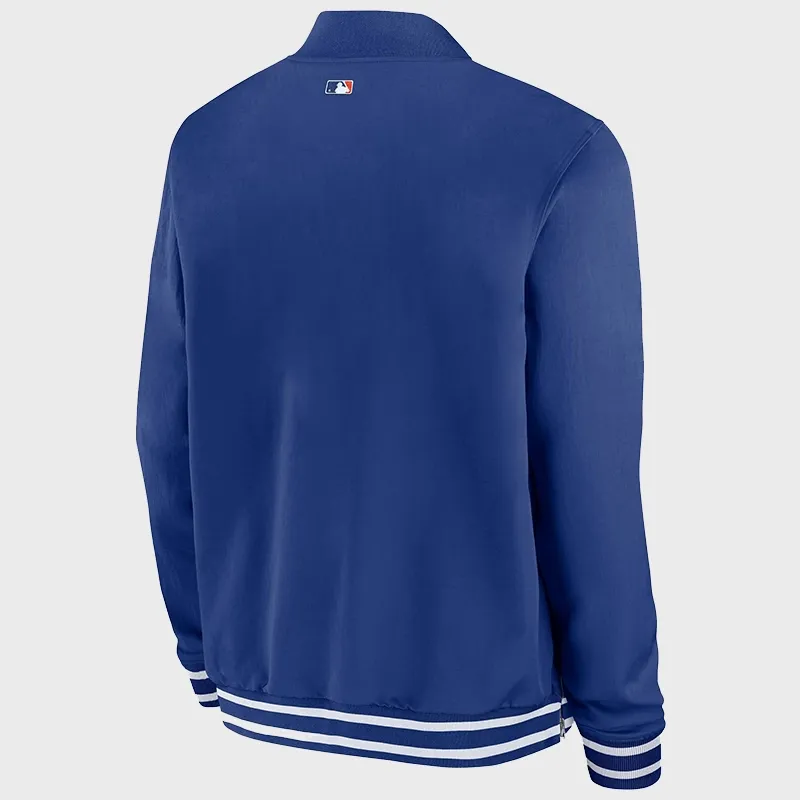 Nike New York Mets Blue Bomber Jacket